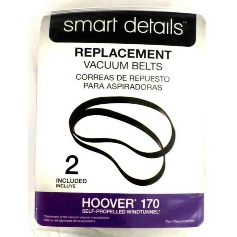 Hoover Wind Tunnel Self Propelled Style 170 Replacement Vacuum Belt 2 Pack
